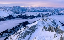 Alps in Fog - Switzerland
