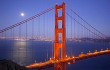Moonrise Over San Francisco - San Francisco