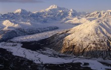 Mount Denali and Glacier - Denali National Park - Alaska