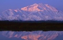 Denali Reflected at Sunset - Alaska