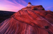 Striped Pinnacle at Sunrise - Arizona