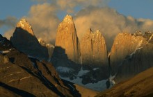 Peaks at Sunrise - Torres del Paine - Chile