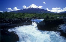 Scenic Salto del Petrohue - Osorno Volcano - Chile