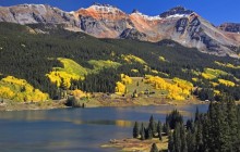 Fall Color Accents Trout Lake - Yellow Mountain - Colorado