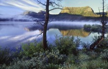 Trapper's Lake at Sunrise - White River Forest - Colorado