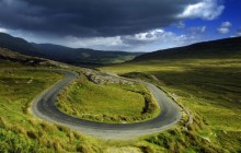The Street of the Ring of Beara Crosses the Healy Pass - Ireland