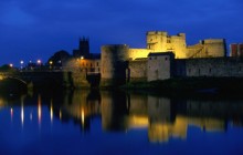 King John's Castle Reflected in the River Shannon - Ireland