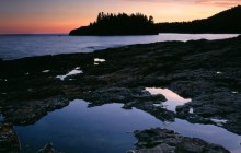 Sunset Glow on Lake Superior - Splitrock Lighthouse Park - Minnesota