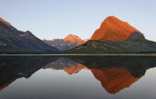 Mountain Reflection at Sunrise - Glacier National Park - Montana