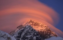 Wind Cloud Over Mount Everest - Nepal