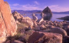 Rocky Shores of Pyramid Lake - Nevada