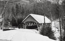 Covered Bridge - Franconia Notch Park - New Hampshire
