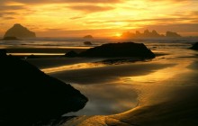 Coastal Sunset - Bandon State Park - Oregon