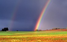 Double Rainbow - Marion County - Oregon