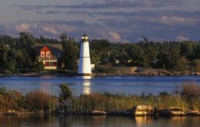 Rock Island Lighthouse - St. Lawrence River - New York