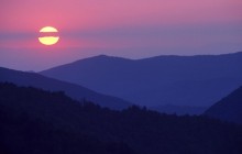 Smoky Mountain Sunset - From Morton Overlook - Tennessee