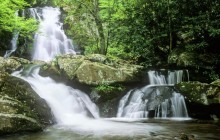 Upper and Lower Spruce Flats Falls - Near Tremont - Great... - Tennessee