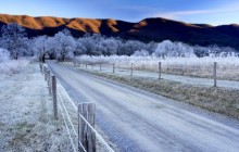 Winter Morning - Sparks Lane - Cades Cove - Great Smoky M... - Tennessee