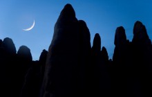 Crescent Moon - Near Sand Arch - Arches National Park - Utah