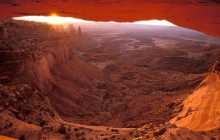 Mesa Arch at Sunrise - Canyonlands Park - Utah