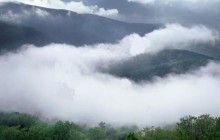 Clearing Storm Clouds Along Skyline Drive - Shenandoah Park - Virginia