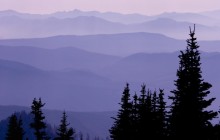 Layered Hills - Mount Rainier National Park - Washington