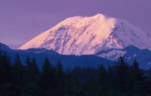 Snow-Covered Peak - Mount Rainier - Washington