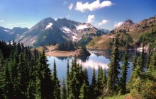 Hart Lake in the Heart of the Olympic Mountains - Washington