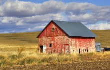 Old Red Barn - Palouse - Washington