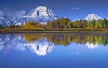 Mount Moran Reflected in the Snake River - Wyoming