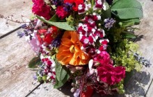 Bucket of flowers wallpaper - Bouquets