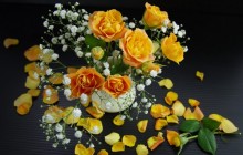 Yellow roses bouquet wallpaper - Bouquets