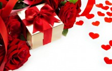 Roses and gift - Roses