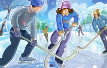Amateur hockey wallpaler - Winter