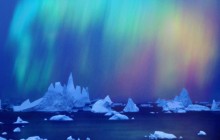 Aurora Australis Over the Bellingshausen Sea - Antarctica
