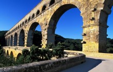 Historic Pont du Gard - Gard River - France