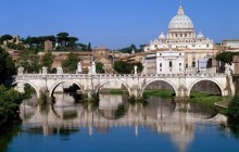 The Vatican Seen Past the Tiber River - Rome