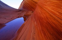 Sandstone Waves and Pool - Vermillion Cliffs - Arizona